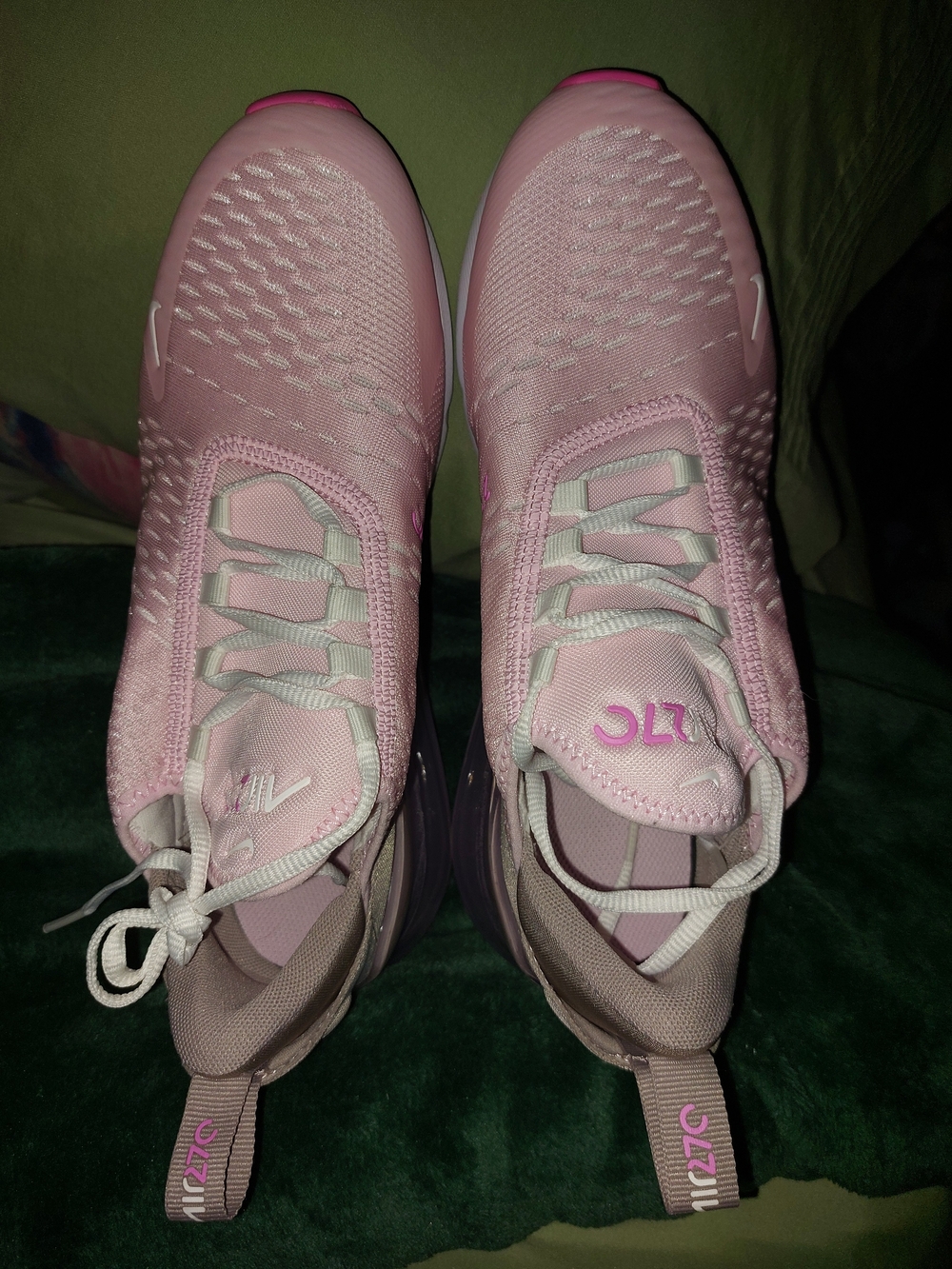 Nike Kids Pink Athletic Sneakers with White Accents